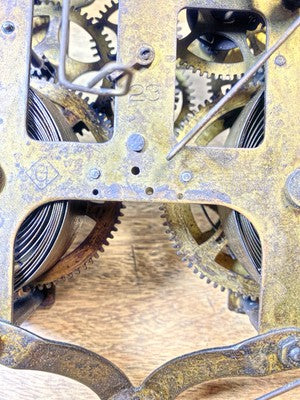 Gilbert Clock Movement (Stamped 23) Time Side 4th Wheel (KD2765)