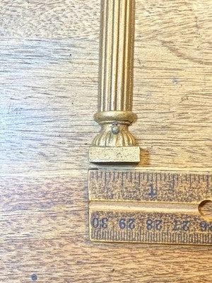 Mantel Clock Column 4 1/4 Inches Tall                     (KD4563)
