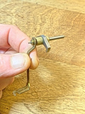 Clock Movement Verge (33.2mm Length, 17.6mm Between Teeth, 1.0mm Pivot) (KD4118)