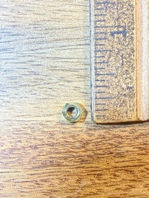 Sessions Chime Clock Plate Nut - Vintage Clock Parts KD3410