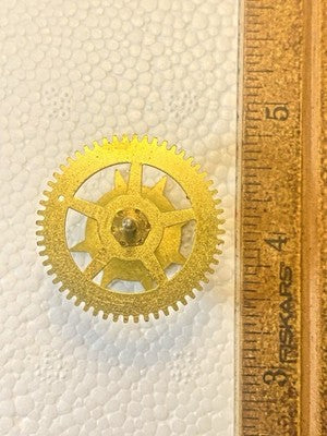 Unmarked Plymouth Clock Strike Side 3rd Wheel (See Pics To ID Movement) (KD4494)