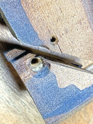 Antique Clock Adamantine Trim Part   (KD2905)