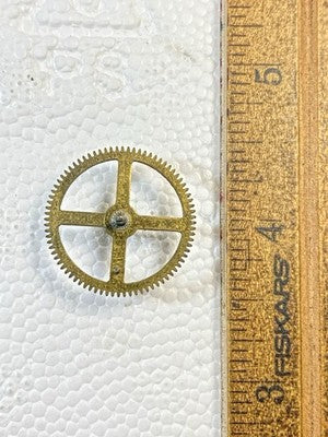 Cuckoo Clock  MFG Co Strike Side 3rd Wheel - Vintage Clock Parts KD3376