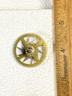 Enfield Clock Movement Strike Side 3rd Wheel (See Pics To ID Mvmt) (KD2882)