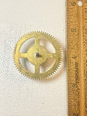 Made In Korea Clock Movement Strike Side 2nd Wheel - Vintage Clock Parts KD3451