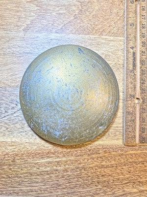 Old 3.8oz Clock Pendulum Bob (Needs Wire And Rating Nut)   (KD3470)