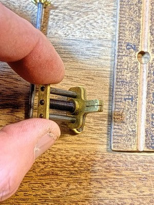 Sessions Chime Clock Pendulum Bridge - Vintage Clock Parts KD3389