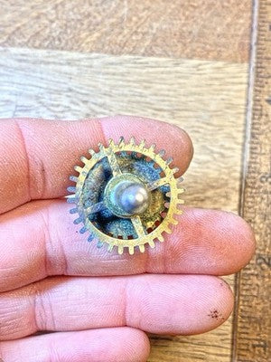 Ingraham (Stamped Oct 78) Clock Movement Hands Post  (KD4286)