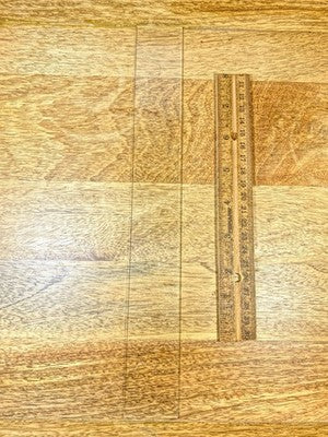 Wall Clock Side Glass (11 5/8 x 1 1/2 Inches) (LL5364)