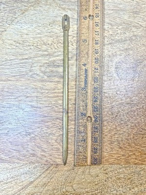 6 1/8 Inch Long Parlor Clock Pendulum Rod (Dia On Threads Is 4.65mm) (KD3007)