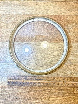 Clock Bezel W/ Convex Glass (6.5 Inch Dia, 5.5 Inch Inner Dia)    KD4402