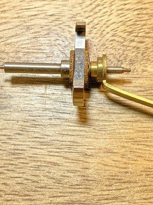 Clock Movement Verge (33.0mm Length, 17.7mm Between Teeth, 1.0mm Pivot)(KD3587)