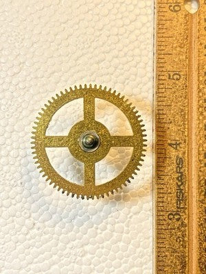 Perivale Clock Movement Chime Side 2nd Wheel - Vintage Clock Parts KD3723