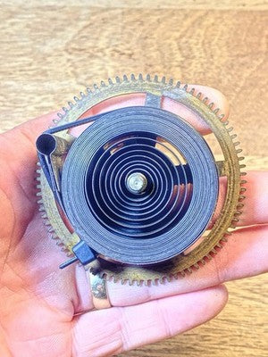 Ingraham (Stamped 12 27) Clock Movement Strike Side Main Wheel (KD4554)