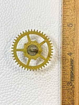 Sessions Clock Movement Time Side 4th Wheel (See Pics To ID Movement) (KD3248)