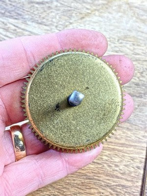 Ingersoll Clock Movement  Time Side Main Wheel (See Pics To ID Movement) (KD3058