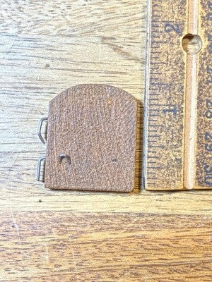 Cuckoo Clock Door ( 1.3  X 1.0 Inches)- Vintage Clock Parts KD4070