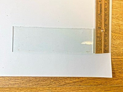Flat Clock Glass 5.96 X  1.84 Inches (KD3088)