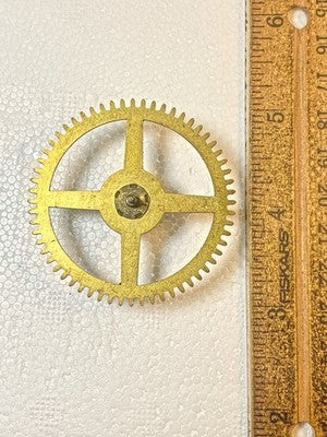Ingraham (Stamped 10/29) Clock Strike Side 2nd Wheel - Vintage Clock KD3420