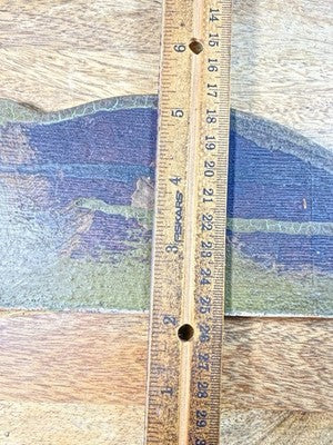 Parlor Or Kitchen Clock Wooden Side Trim (14 1/2 X  3 1/4 Inches)   (LL5342)