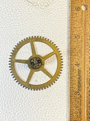Sessions Clock Movement Time Side 2nd Wheel (See Pics To ID Mvmt) (KD3098)