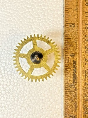 Made In Japan Clock Movement Time Side 3rd Wheel (See Pics To ID Mvmt)  KD4261