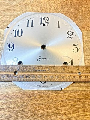 Sessions 8 Day Clock Dial Pan - Vintage Clock Parts KD3381
