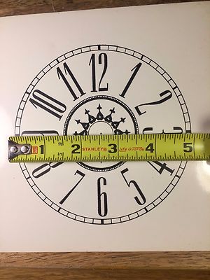 Paper Clock Dial, 5 Iinch,  Arabic Numeral               (PAPER DIAL LOT 157)