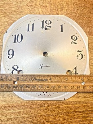 Sessions Clock Movement Dial Pan - Vintage Clock Parts (KD3501)