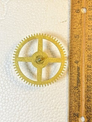 Ingraham (Stamped 5 12) Clock Movement Strike Side 2nd Wheel (KD4300)