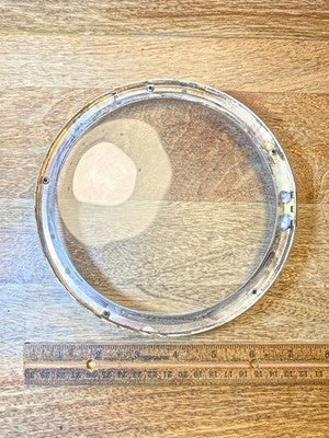 Clock Bezel W/ Convex Glass (6.5 Inch Dia, 5.5 Inch Inner Dia)    KD4402