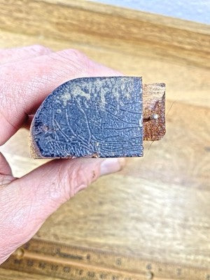 Antique Mantel Clock Wooden Side Trim Part   (KD3107)