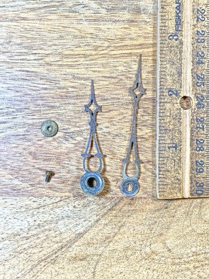 Herschede Clock Movement Hands Set (See Pics To ID Movement)  (KD2662)