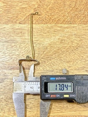Antique Clock Movement Verge Or Crutch (Measures 17.84mm Between Teeth) (KD3152)