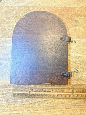 Plymouth Clock Wooden Back Door (5 3/8 X 7 1/8 Inches)    (KD4483)