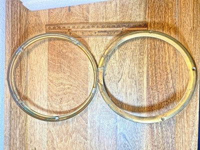 Antique Clock Bezel (No Glass) (165.3mm Dia, 141.5mm Inner Dia) (KD4427)