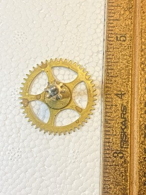 Gilbert Clock Movement (Stamped 24) Time Side 3rd Wheel  (KD4372)