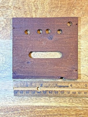 GM Amgen Cuckoo Clock Bottom Board (4 3/8 X 4 1/8 Inches)     (KD3767)