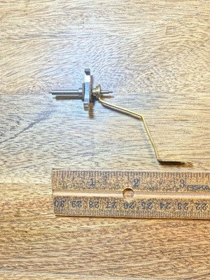 Clock Movement Verge (33.0mm Length, 17.7mm Between Teeth, 1.0mm Pivot)(KD3587)