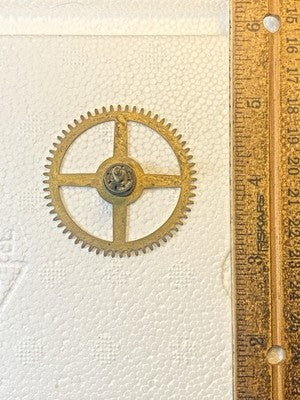Ingraham (Stamped 12 27) Clock Movement Time Side 2nd Wheel (KD4550)