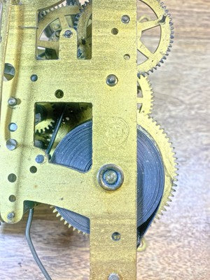 New Haven Clock Movement Dial Pan (See Pics to ID Movement) (KD2534)