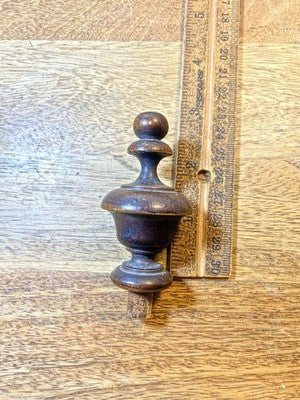 Clock Finial 2 3/4 Inches Tall, 3/8 Inch Dia Shaft    (KD4194 )