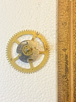 Gilbert Clock Movement (Stamped 24) Strike Side 3rd Wheel  (KD4375)