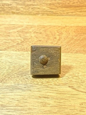 Old Square Wood Clock Foot      (KD4534)