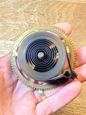 Ingraham (Stamped 12 27) Clock Movement Time Side Main Wheel (KD4553)