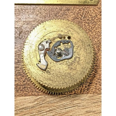 Old Herschede Clock Movement Spring Assembly (See Pics To ID Movement) (K7911)