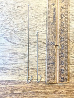 Unmarked Plymouth Clock Hammer Lift Wires (See Pics To ID Movement) (KD4499)