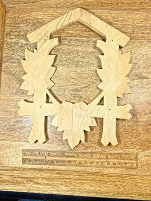 Old Cuckoo Clock  Surround (8 X 10 1/4 Inches) (LL5305)