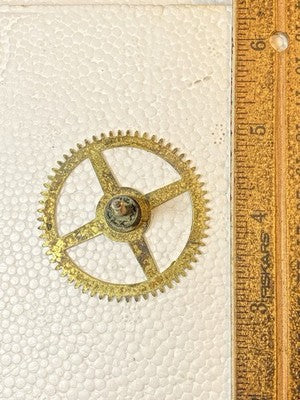 Ingraham (Stamped Oct 78) Clock Time Side 2nd Wheel (KD4284)