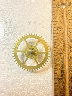 Seth Thomas 89K Clock Time Side 4th Wheel - Vintage Clock Parts KD3476